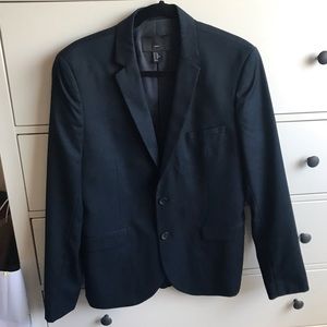 H&M Men’s Navy Suit Jacket Slim Fit